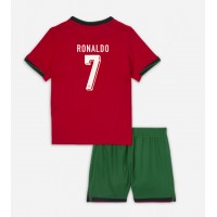 Maglie da calcio Portogallo Cristiano Ronaldo #7 Prima Maglia Bambino Europei 2024 Manica Corta (+ Pantaloni corti)